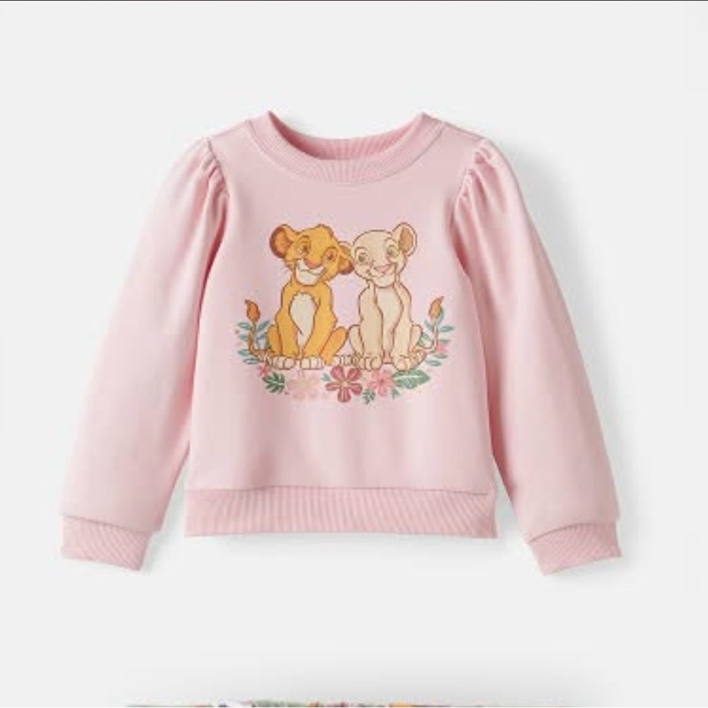 Little Sleepies Disney Cub Club Lion King
Puff Sleeve Crewneck